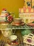 tea pots and cups & saucers