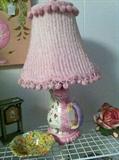 chenille shade lamp