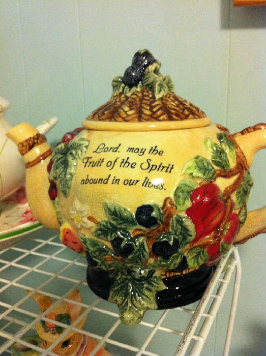                                "fruit of the Spirit" teapot