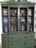 painted china cabinet