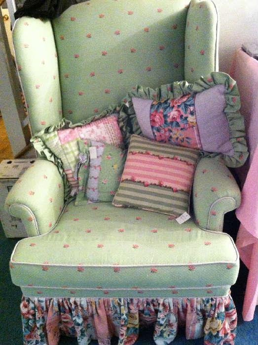                            custom upholstered chair