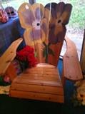painted Adirondack chair