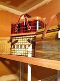                                         old picnic baskets