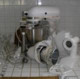 Kitchen Aid Mixer with everything