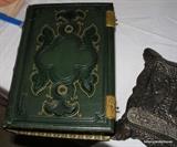 Antique Leather Photo Album 