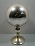 Vintage Hand Blown Table Finial. Similar pieces have been found from around the turn of the century. Measures 11"h. x 6"w. 