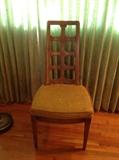 Lovely Medallion Accented Ladder Back Chair