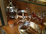 Silver Plate Service Items