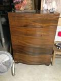 Handsome Wood Chest of Drawers