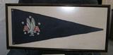 American Airlines Pennant glass and framed
