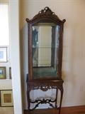 Antique French Provincial China Cabinet - Walnut circa 1910
