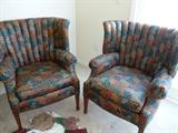 Antique Scalloped Back Chairs