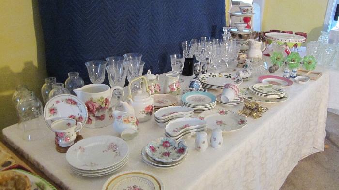 Some of our wonderful China and glass