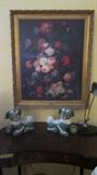 Vintage Foo Dogs, painting