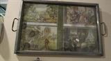 Currier and Ives tray