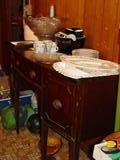 Mahogany sideboard.