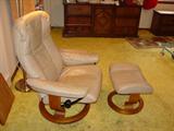 Ekornes chair & ottoman.