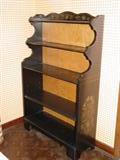 Ethan Allen stenciled small wall hutch.