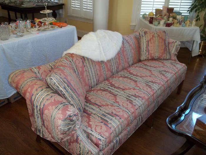 Matching fine couch and loveseat, very affordable