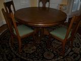 Oak Table with 4 chairs