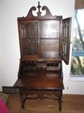 Drop Front Mahogany Antique Desk