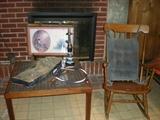 Rocking Chair         Tile Table       Smoking Pipe