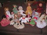 OVER 30 DOLLS.  Some Bisque face, Muffy, Hoppy and much misc.