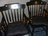 Two Vintage Coast Guard Chairs- Two stars.