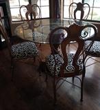 Glass Top Dining Table