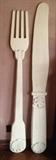 Full Size Decorative Fork and Knife