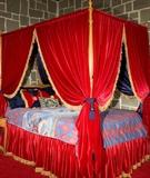 4 Poster Full Bed                                                                          Drapery Sold Separately                                                   Harry Potter Bedding NOT FOR SALE 