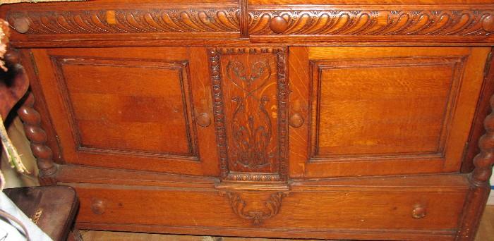 Solid oak French County sideboard in excellent condition.  This is a beautiful piece and has been reduced.