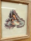 1992 P. Buckley Moss Mother & Child Print 619/2000