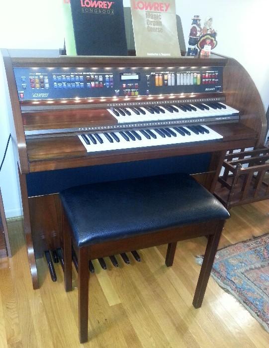 Five year old Lowrey Organ for the home.  Will make an incredible Christmas gift for the musician.  
