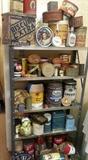 Huge number of Vintage Tins