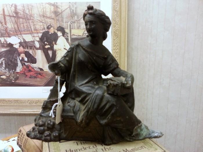 Lady Statue late 1800's or early 1900's 