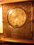 Art Nouveau electric mantel clock
