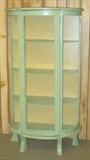Painted Wire Curio Cabinet