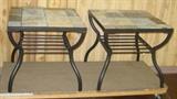 Slate Top End Tables