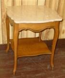 Marble Top Lamp Table