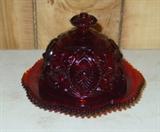 Ruby Butter Dish