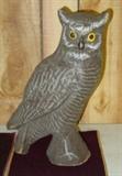 Vintage Paper Mache Decoy Owl