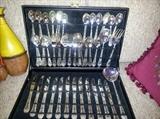 Ornate set of silverplate by Wm. Rogers