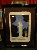 ERTE SERIGRAPH, TITLED FANTASIA, PENCIL SIGNED AND NUMBERED
