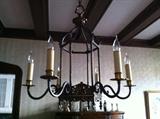 Large Exquisite Bronze Chandelier circa 1890