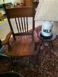                                                  antique child's chair
