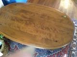 Solid Wood Oval Coffee Table