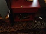 Red Side Table