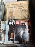 JFK Life Magazines and Newspapers