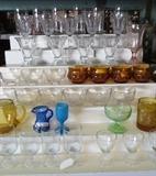 vintage glasses and punch cups